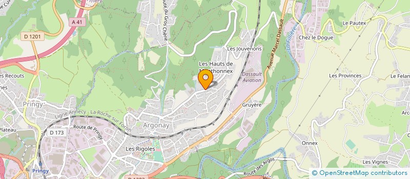 localisation de l'entreprise SELARL DU DOCTEUR BLANCHET à ARGONAY