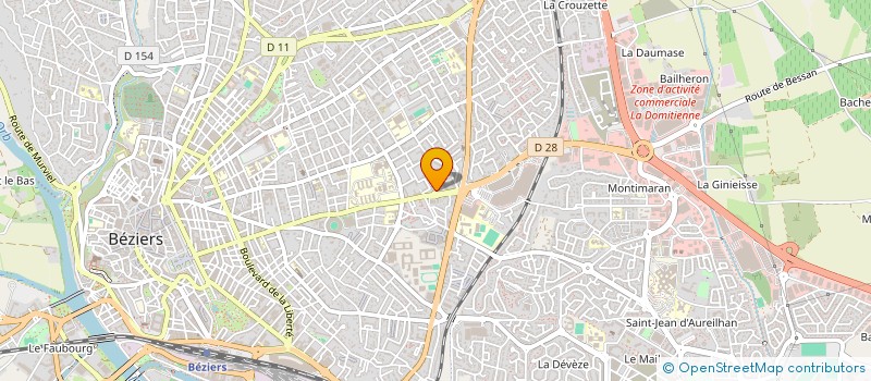 localisation de l'entreprise SELARL DU DOCTEUR BONDON à BEZIERS