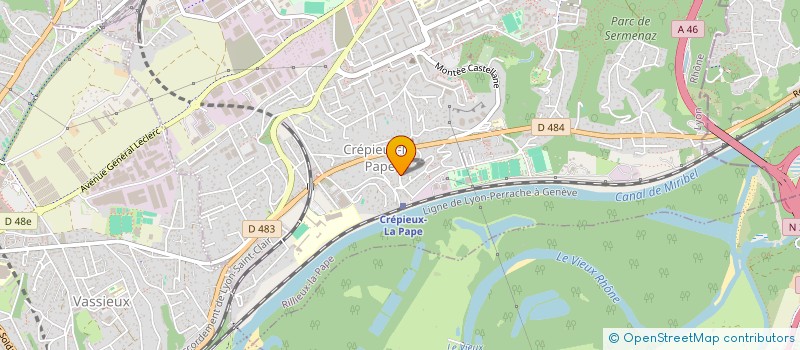 localisation de l'entreprise SELARL DU DOCTEUR BOUKHITINE  RILLIEUX-LA-PAPE