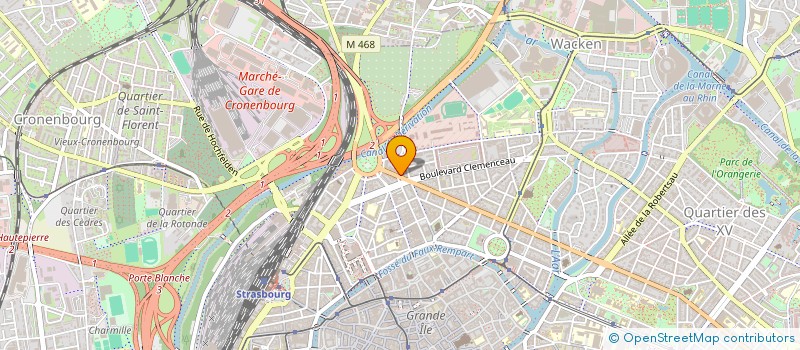 localisation de l'entreprise SELARL DU DOCTEUR BRUNO BADINA à STRASBOURG