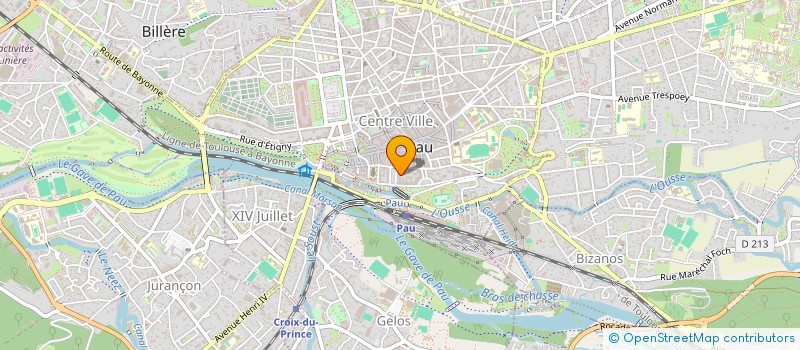 localisation de l'entreprise SELARL DU DOCTEUR CAMILLE LANDRIC à PAU