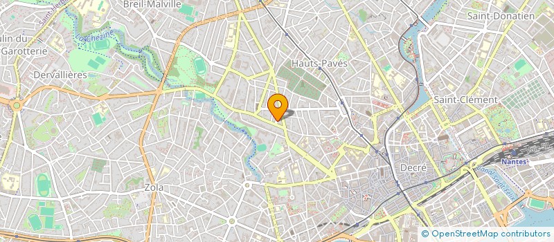 localisation de l'entreprise SELARL DU DOCTEUR CARIOU DE VERGIE  NANTES