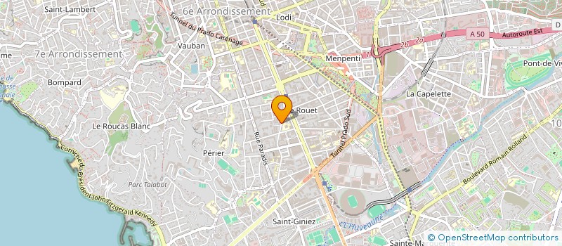 localisation de l'entreprise SELARL DU DOCTEUR CARISSIMI à MARSEILLE