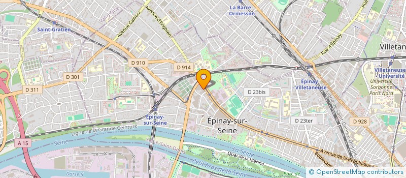 localisation de l'entreprise SELARL DU DOCTEUR CAROLE BENSOUSSAN TAIEB à EPINAY-SUR-SEINE