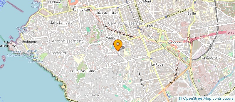 localisation de l'entreprise SELARL DU DOCTEUR CASSAGNE à MARSEILLE