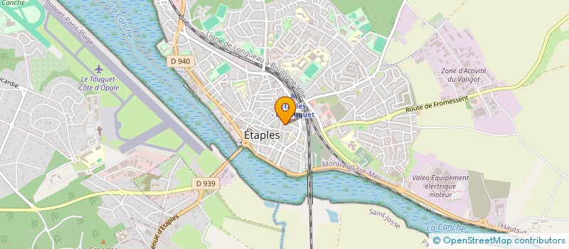 localisation de l'entreprise SELARL DU DOCTEUR CATHERINE LEROY à ETAPLES
