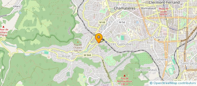 localisation de l'entreprise SELARL DU DOCTEUR CATHERINE POLOMACK à CHAMALIERES