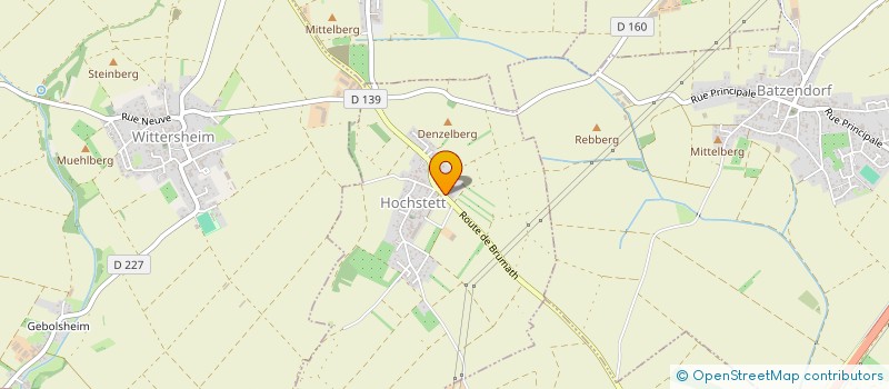 localisation de l'entreprise SELARL DU DOCTEUR CECILE DEHARVENGT  HOCHSTETT