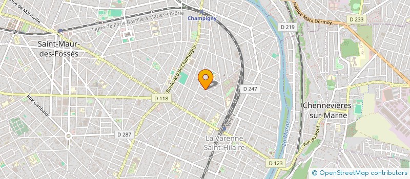 localisation de l'entreprise SELARL DU DOCTEUR CELINE NICLES à SAINT-MAUR-DES-FOSSES