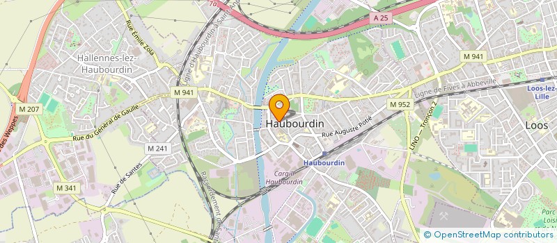 localisation de l'entreprise SELARL DU DOCTEUR CLARK LEIGHTON  HAUBOURDIN