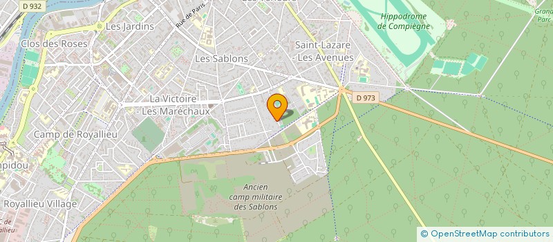 localisation de l'entreprise SELARL DU DOCTEUR CLAUDE MESSERSCHMITT  COMPIEGNE