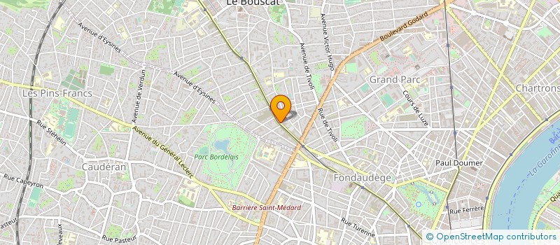 localisation de l'entreprise SELARL DU DOCTEUR CLEMENT à LE BOUSCAT