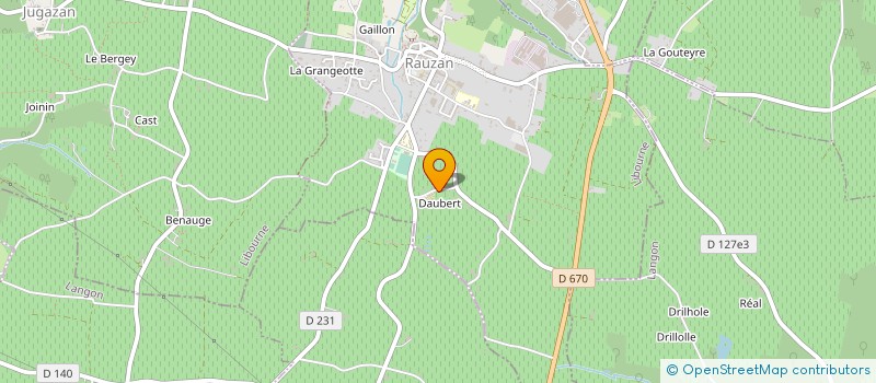 localisation de l'entreprise SELARL DU DOCTEUR CLEMENT  RAUZAN