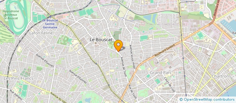 localisation de l'entreprise SELARL DU DOCTEUR CORINNE PALAZY à LE BOUSCAT