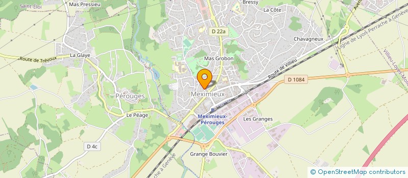 localisation de l'entreprise SELARL DU DOCTEUR COULAVIN à MEXIMIEUX
