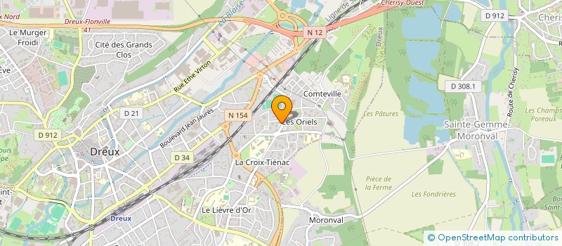 localisation de l'entreprise SELARL DU DOCTEUR DAVID DANAN à DREUX