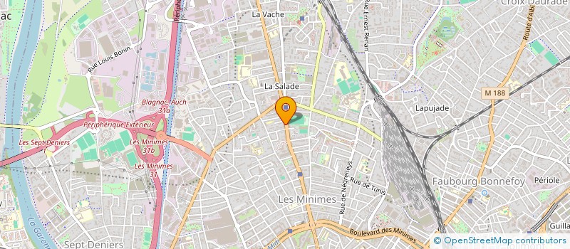 localisation de l'entreprise SELARL DU DOCTEUR DAVID MODAVI à TOULOUSE