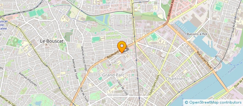 localisation de l'entreprise SELARL DU DOCTEUR DELEST  BORDEAUX