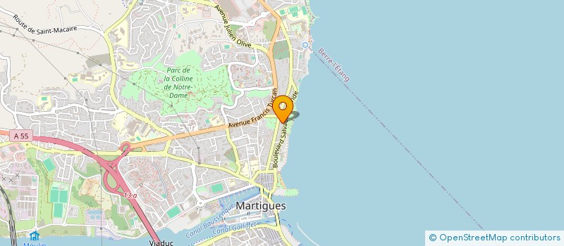 localisation de l'entreprise SELARL DU DOCTEUR DENIS RAU à MARTIGUES