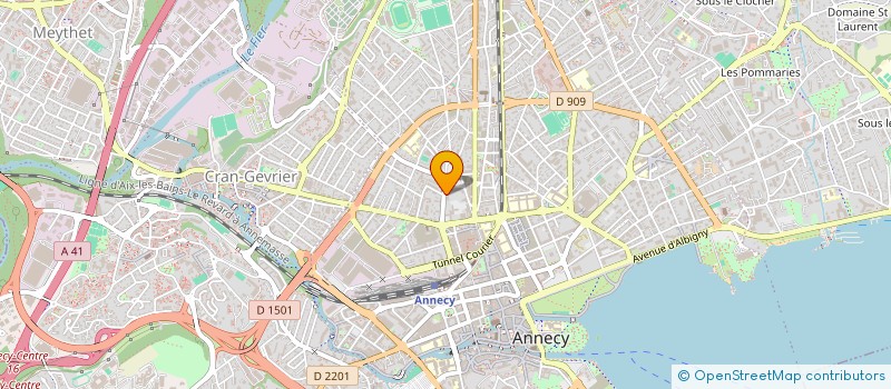 localisation de l'entreprise SELARL DU DOCTEUR DETAVERNIER à ANNECY