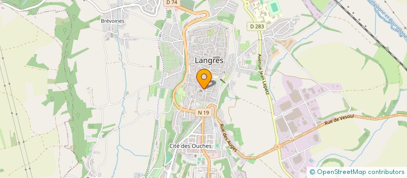 localisation de l'entreprise SELARL DU DOCTEUR DIDIER OTTIGER  LANGRES