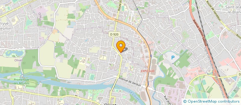 localisation de l'entreprise SELARL DU DOCTEUR DIWO ET DU DOCTEUR MONDRY à OLIVET