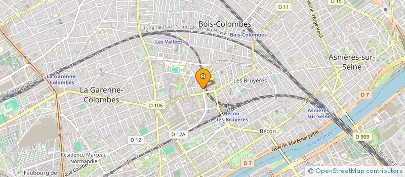 localisation de l'entreprise SELARL DU DOCTEUR DJOUBOU CHENDJOU à BOIS-COLOMBES