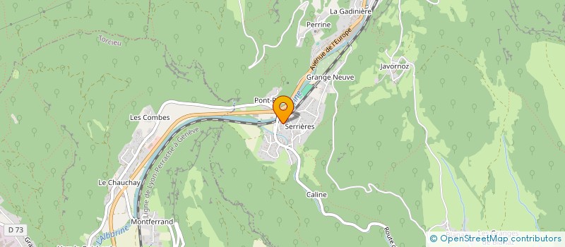 localisation de l'entreprise SELARL DU DOCTEUR DUMAS PHILIPPE à SAINT-RAMBERT-EN-BUGEY