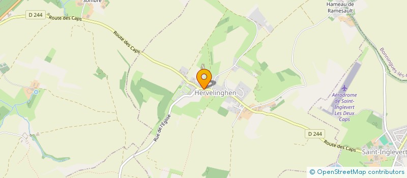 localisation de l'entreprise SELARL DU DOCTEUR EMMANUEL GRAS  HERVELINGHEN