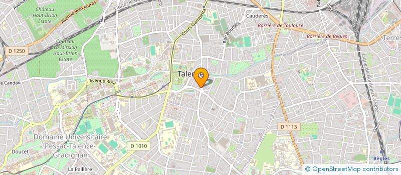 localisation de l'entreprise SELARL DU DOCTEUR EMMANUEL TABOUREAU à TALENCE