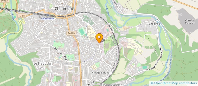 localisation de l'entreprise SELARL DU DOCTEUR ERIC BETTINGER à CHAUMONT