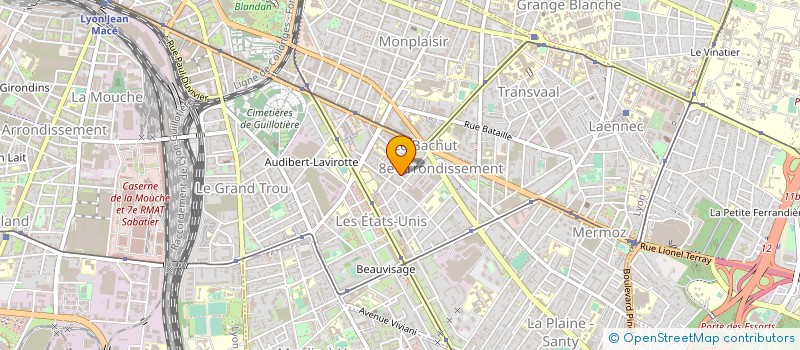 localisation de l'entreprise SELARL DU DOCTEUR ERIC FONTAUMARD  LYON