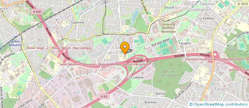 localisation de l'entreprise SELARL DU DOCTEUR ERIC MAURICE à PESSAC