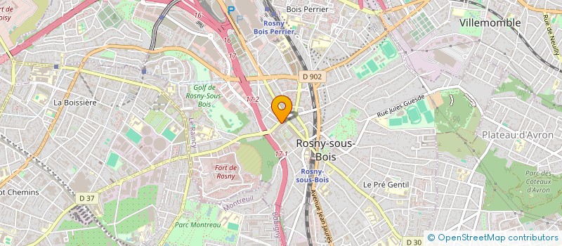localisation de l'entreprise SELARL DU DOCTEUR ESTRUCH à ROSNY SOUS BOIS