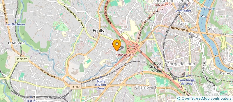 localisation de l'entreprise SELARL DU DOCTEUR ETIENNE BEAUFILS  ECULLY