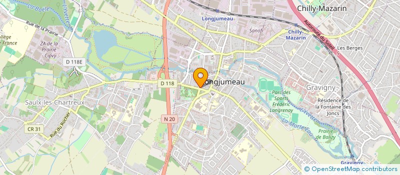 localisation de l'entreprise SELARL DU DOCTEUR FELIX BISMUTH à LONGJUMEAU