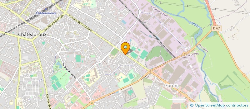 localisation de l'entreprise SELARL DU DOCTEUR FLORETTE DONATI à CHATEAUROUX