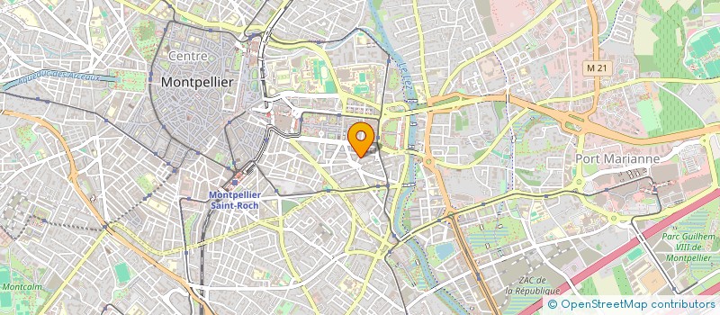 localisation de l'entreprise SELARL DU DOCTEUR FRANCK JORQUERA  MONTPELLIER