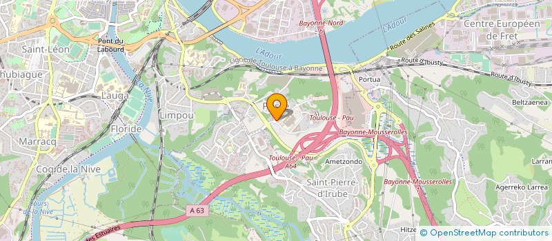 localisation de l'entreprise SELARL DU DOCTEUR FRANCOISE DE ROSE à BAYONNE
