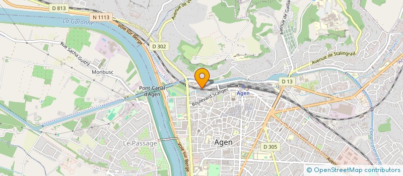 localisation de l'entreprise SELARL DU DOCTEUR FRANCOISE MARTIN  AGEN