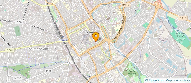 localisation de l'entreprise SELARL DU DOCTEUR FREDERIC GERARD  TROYES