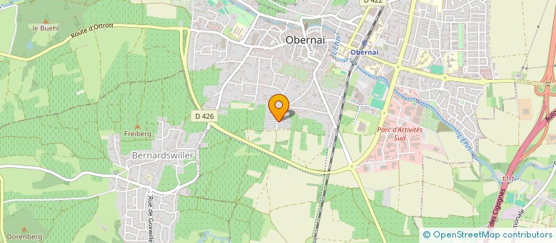 localisation de l'entreprise SELARL DU DOCTEUR FRITSCH à OBERNAI