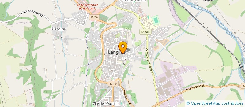localisation de l'entreprise SELARL DU DOCTEUR GARNIER PATRICIA à LANGRES