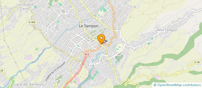 localisation de l'entreprise SELARL DU DOCTEUR GAUTHIER CLEMENT  LE TAMPON