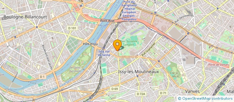 localisation de l'entreprise SELARL DU DOCTEUR GERALD SEKSIK à ISSY-LES-MOULINEAUX