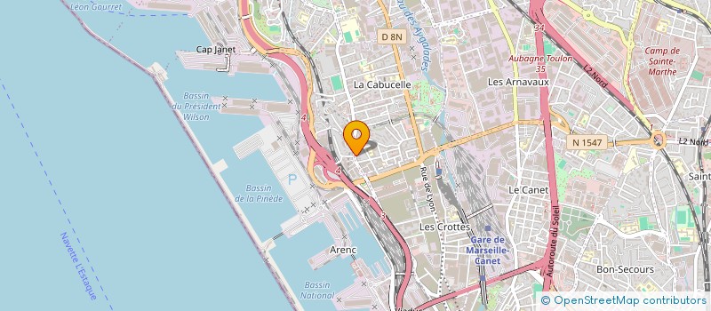 localisation de l'entreprise SELARL DU DOCTEUR GERALDINE HERNANDEZ à MARSEILLE