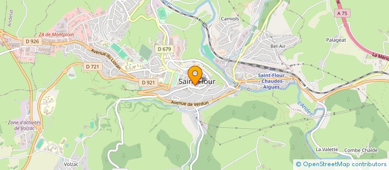 localisation de l'entreprise SELARL DU DOCTEUR GERAUD TOUZERY à SAINT-FLOUR