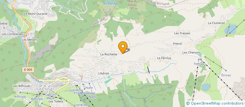localisation de l'entreprise SELARL DU DOCTEUR GINGUENE à LA CLUSAZ