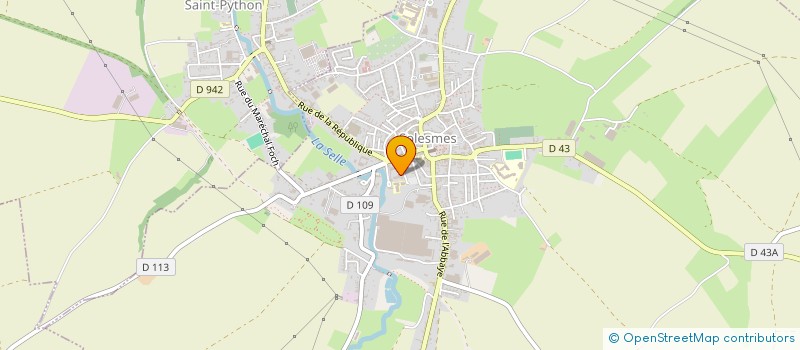 localisation de l'entreprise SELARL DU DOCTEUR GOMES ELODIE à SOLESMES