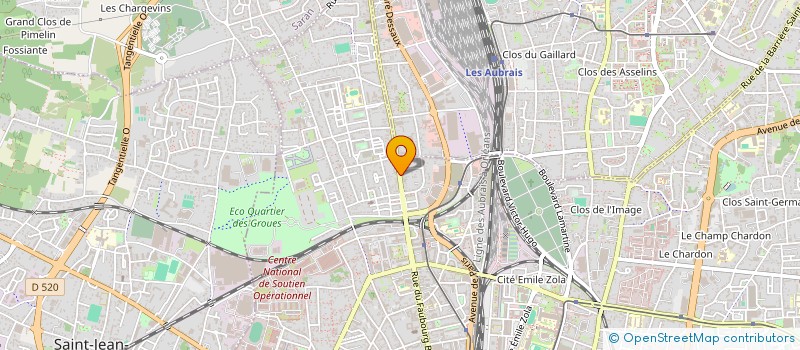 localisation de l'entreprise SELARL DU DOCTEUR GREGOIRE NIMBONA à ORLEANS